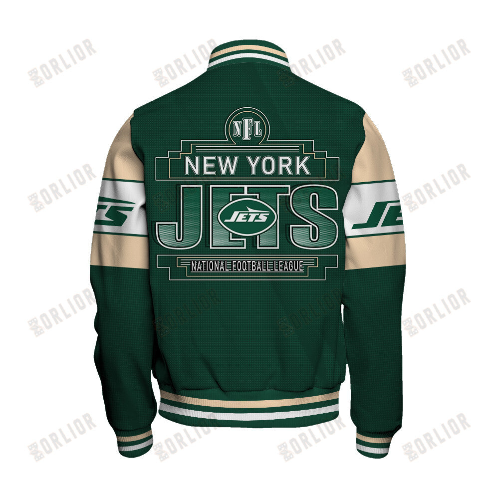 New York Jets Personalized Unisex Varsity Jacket AZBTVJK000275