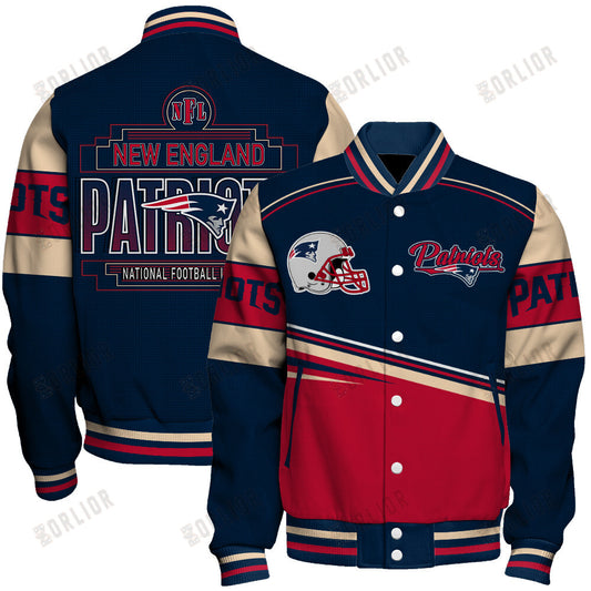New England Patriots Personalized Unisex Varsity Jacket AZBTVJK000278