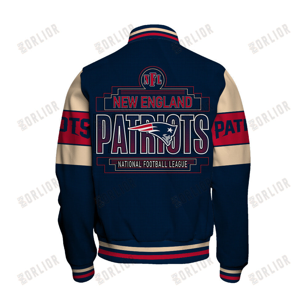 New England Patriots Personalized Unisex Varsity Jacket AZBTVJK000278