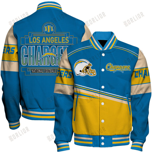 Los Angeles Chargers Personalized Unisex Varsity Jacket AZBTVJK000282