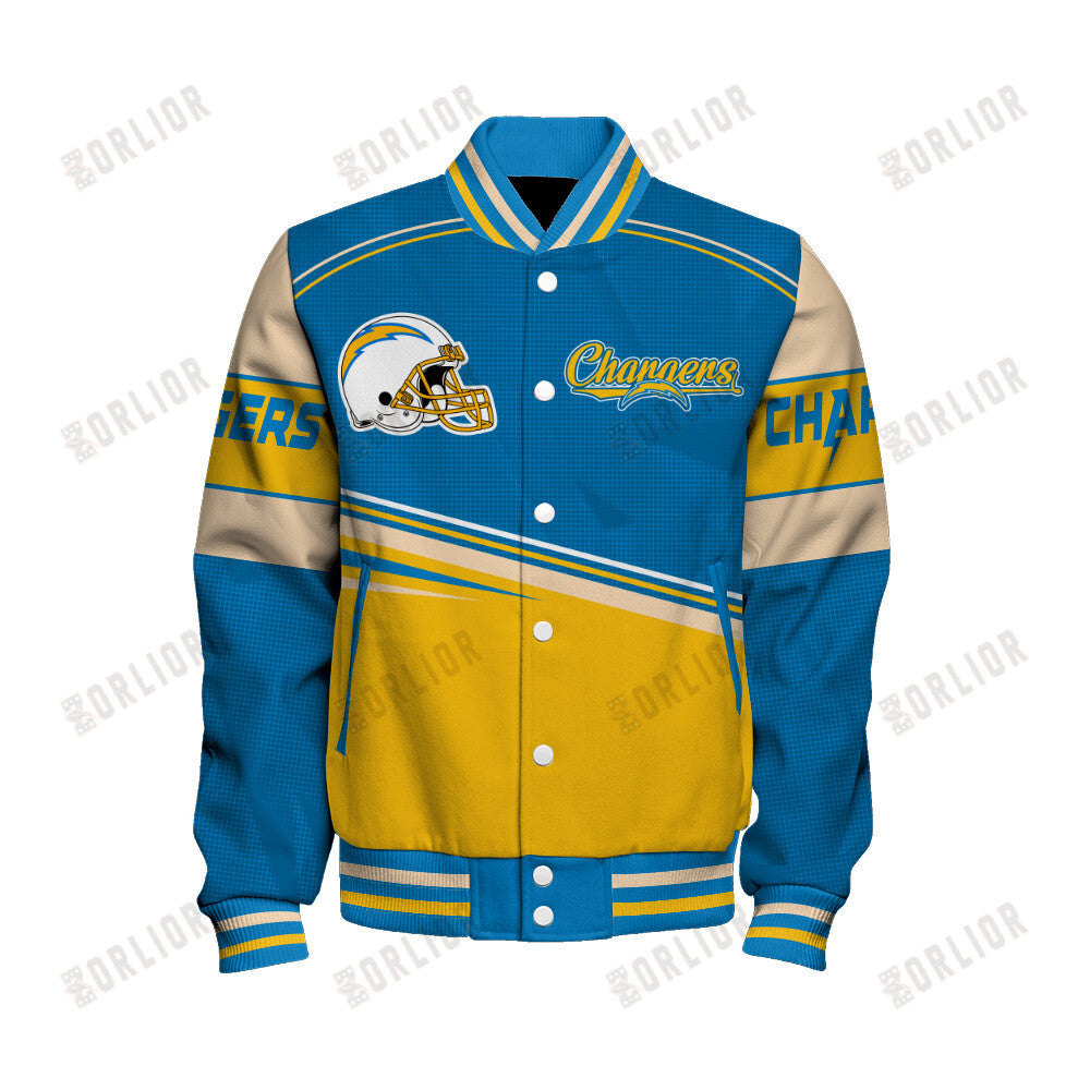 Los Angeles Chargers Personalized Unisex Varsity Jacket AZBTVJK000282