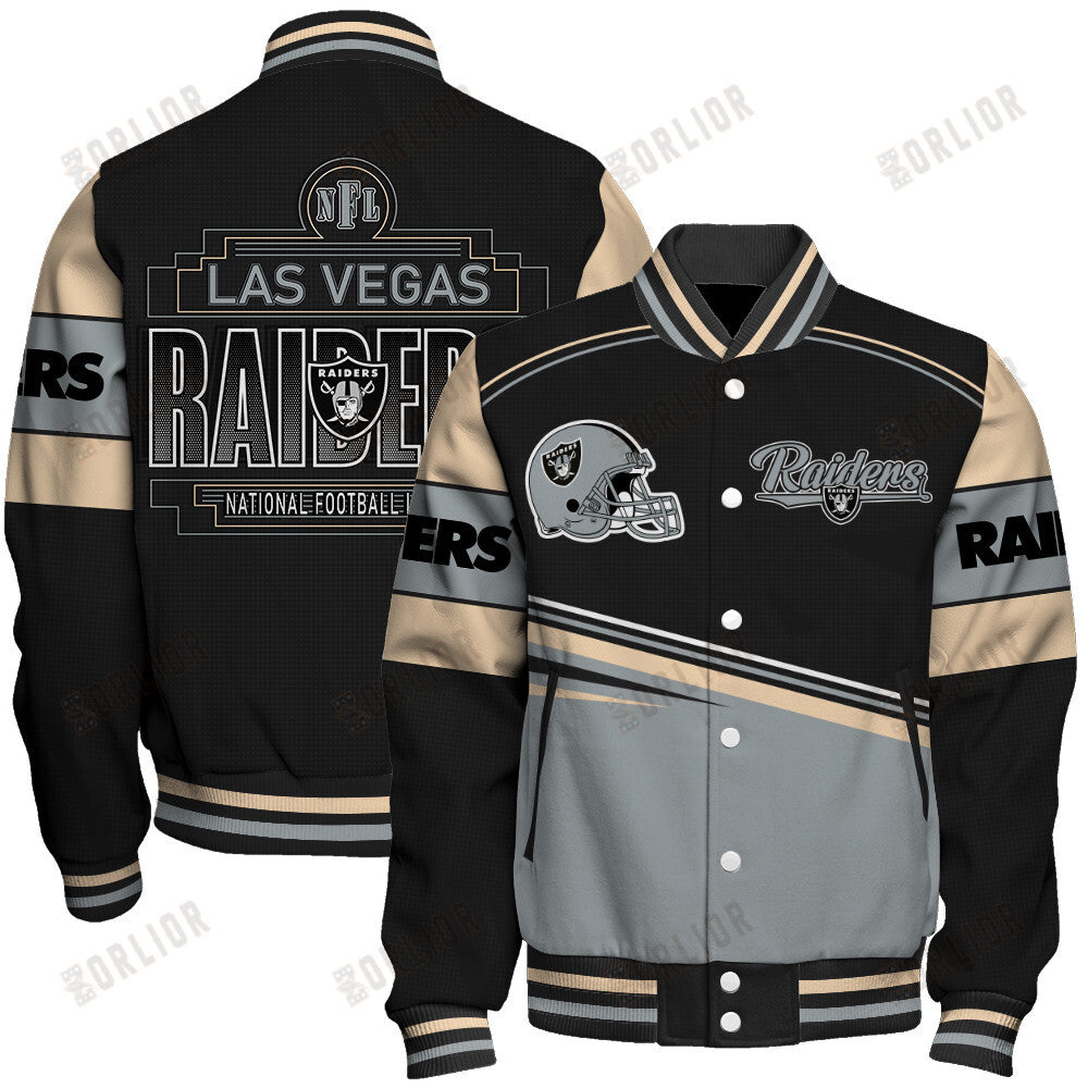 Las Vegas Raiders Personalized Unisex Varsity Jacket AZBTVJK000283