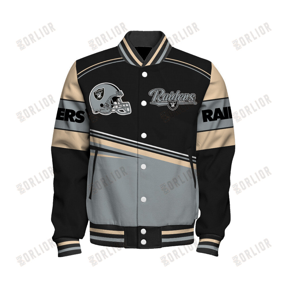 Las Vegas Raiders Personalized Unisex Varsity Jacket AZBTVJK000283