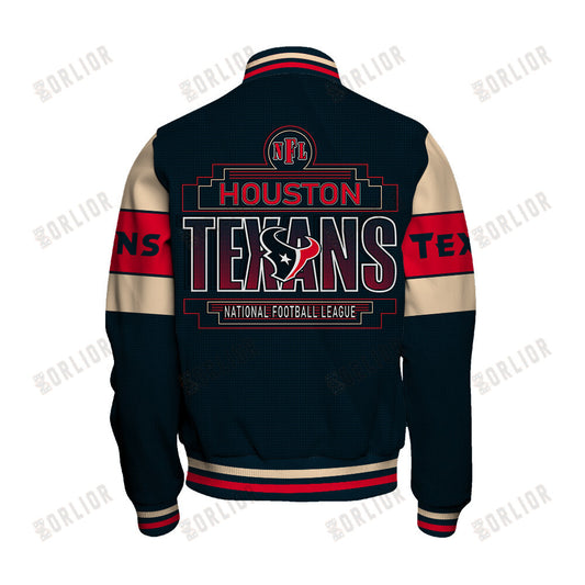 Houston Texans Personalized Unisex Varsity Jacket AZBTVJK000287