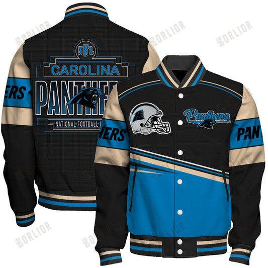 Carolina Panthers Personalized Unisex Varsity Jacket AZBTVJK000295