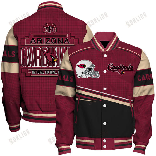Arizona Cardinals Personalized Unisex Varsity Jacket AZBTVJK000299