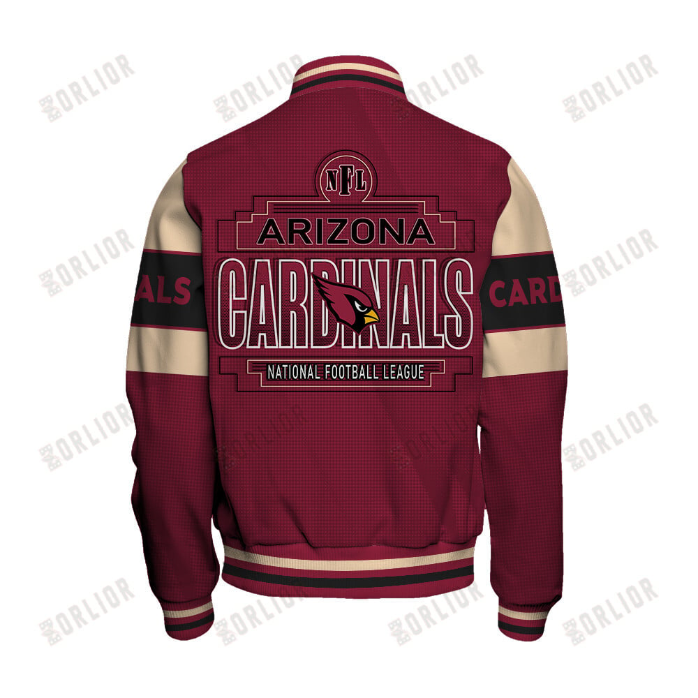 Arizona Cardinals Personalized Unisex Varsity Jacket AZBTVJK000299
