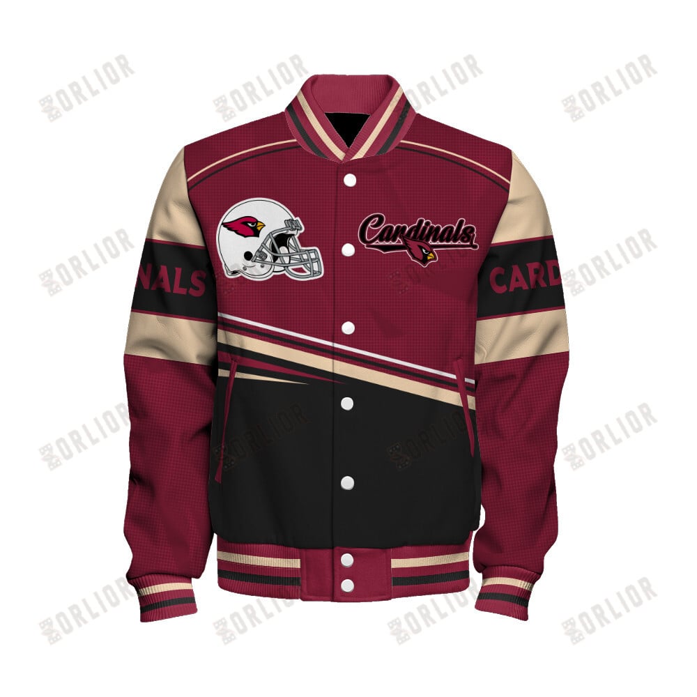 Arizona Cardinals Personalized Unisex Varsity Jacket AZBTVJK000299
