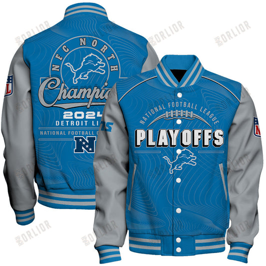Detroit Lions Unisex Varsity Jacket AZBTVJK000267