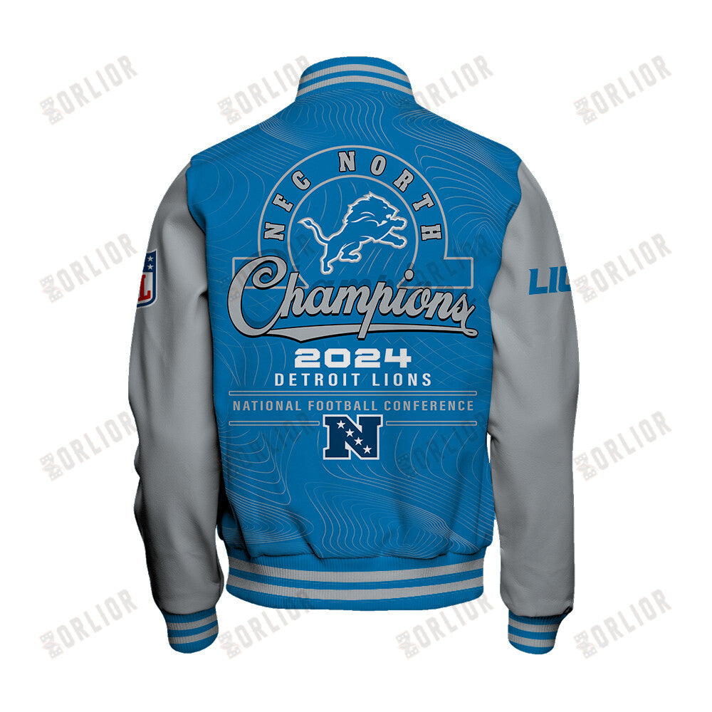 Detroit Lions Unisex Varsity Jacket AZBTVJK000267