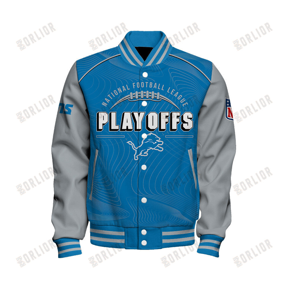 Detroit Lions Unisex Varsity Jacket AZBTVJK000267