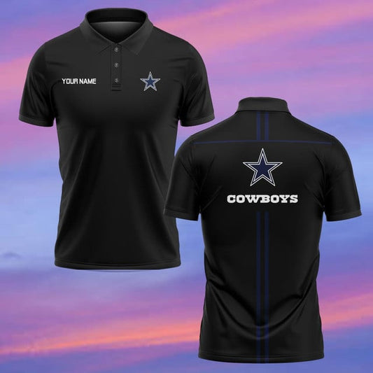 Dallas Cowboys Personalized Men Polo Shirt AZBTPLS000025