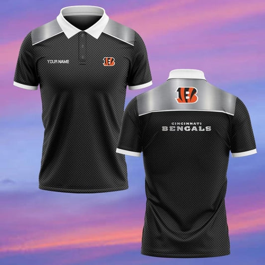 Cincinnati Bengals Personalized Men Polo Shirt AZBTPLS000079