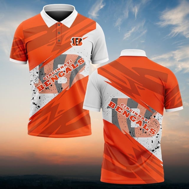 Cincinnati Bengals Personalized Men Polo Shirt AZBTPLS000081