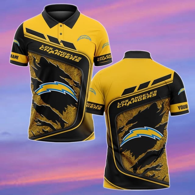 Los Angeles Chargers Personalized Men Polo Shirt AZBTPLS000086