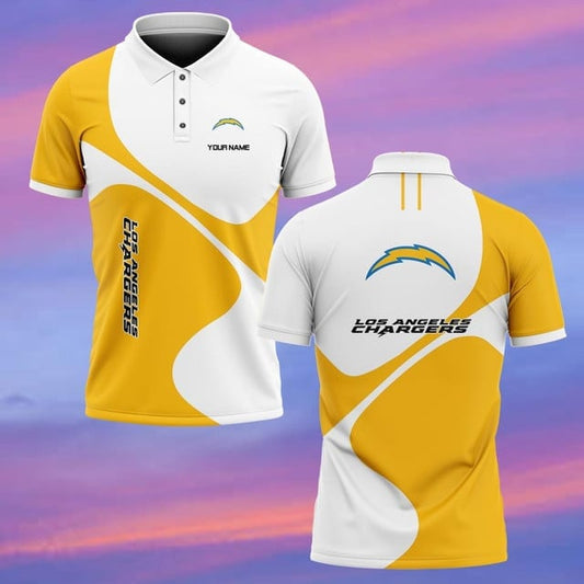 Los Angeles Chargers Personalized Men Polo Shirt AZBTPLS000090
