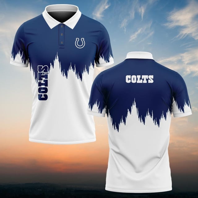 Indianapolis Colts Personalized Men Polo Shirt AZBTPLS000094