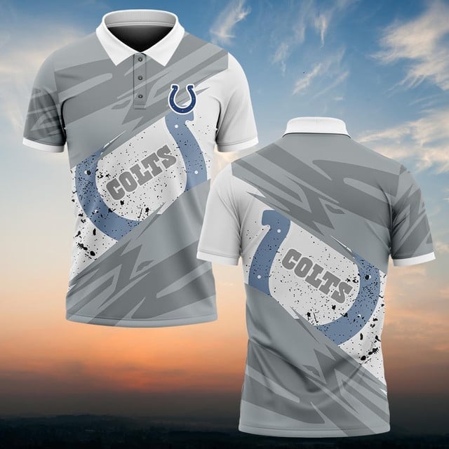 Indianapolis Colts Personalized Men Polo Shirt AZBTPLS000095
