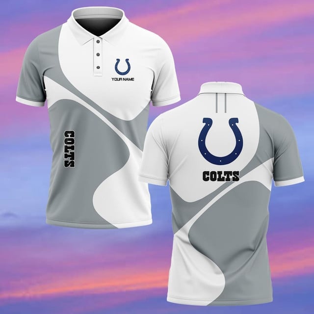 Indianapolis Colts Personalized Men Polo Shirt AZBTPLS000096