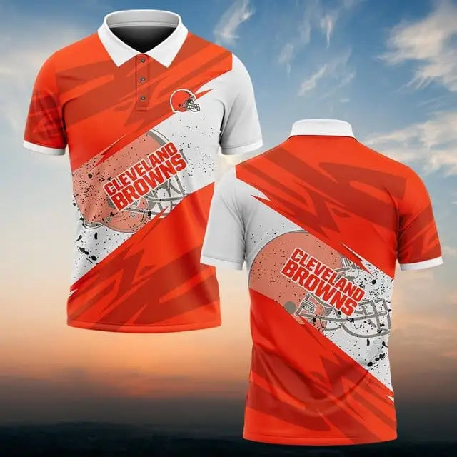 Cleveland Browns Personalized Men Polo Shirt AZBTPLS000104