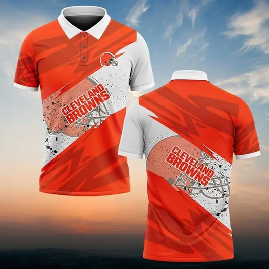 Cleveland Browns Personalized Men Polo Shirt AZBTPLS000104