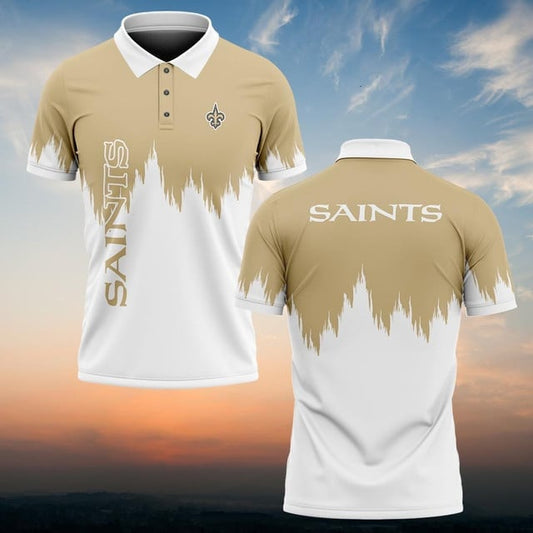 New Orleans Saints Personalized Men Polo Shirt AZBTPLS000111