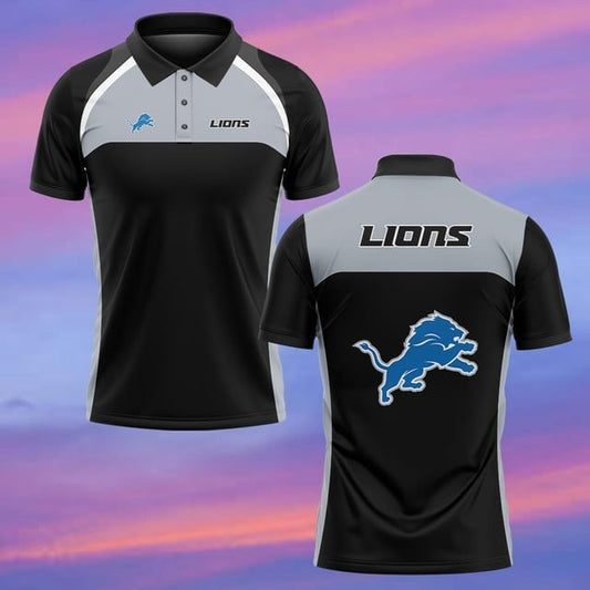 Detroit Lions Personalized Men Polo Shirt AZBTPLS000122