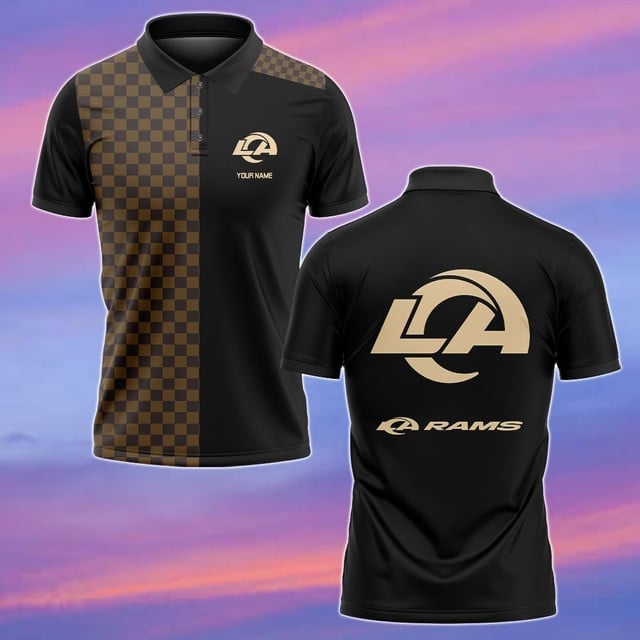 Los Angeles Rams Personalized Men Polo Shirt AZBTPLS000124