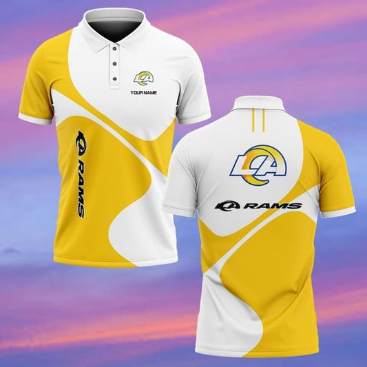 Los Angeles Rams Personalized Men Polo Shirt AZBTPLS000129