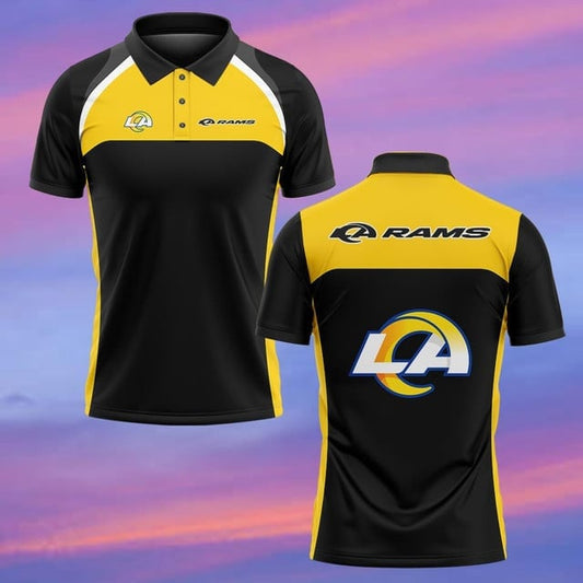 Los Angeles Rams Personalized Men Polo Shirt AZBTPLS000130