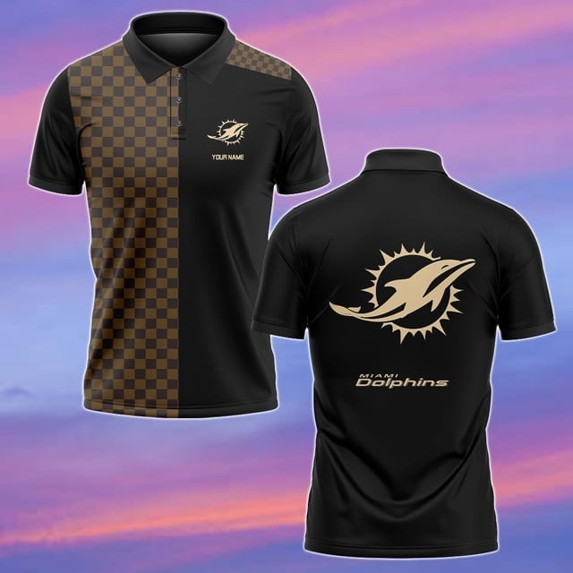 Miami Dolphins Personalized Men Polo Shirt AZBTPLS000132