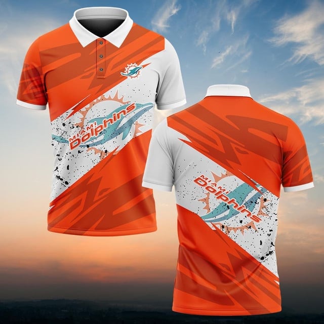 Miami Dolphins Personalized Men Polo Shirt AZBTPLS000135
