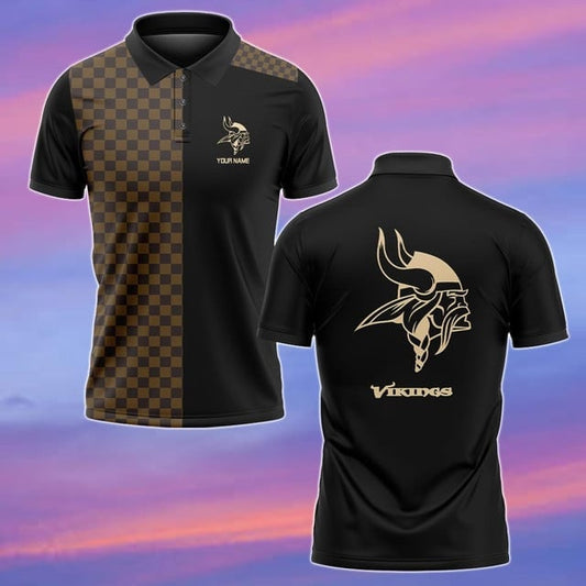 Minnesota Vikings Personalized Men Polo Shirt AZBTPLS000147