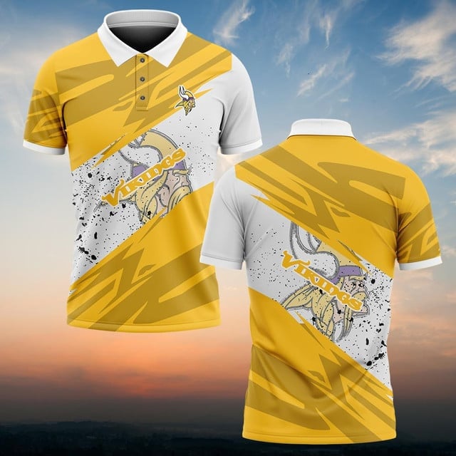 Minnesota Vikings Personalized Men Polo Shirt AZBTPLS000151