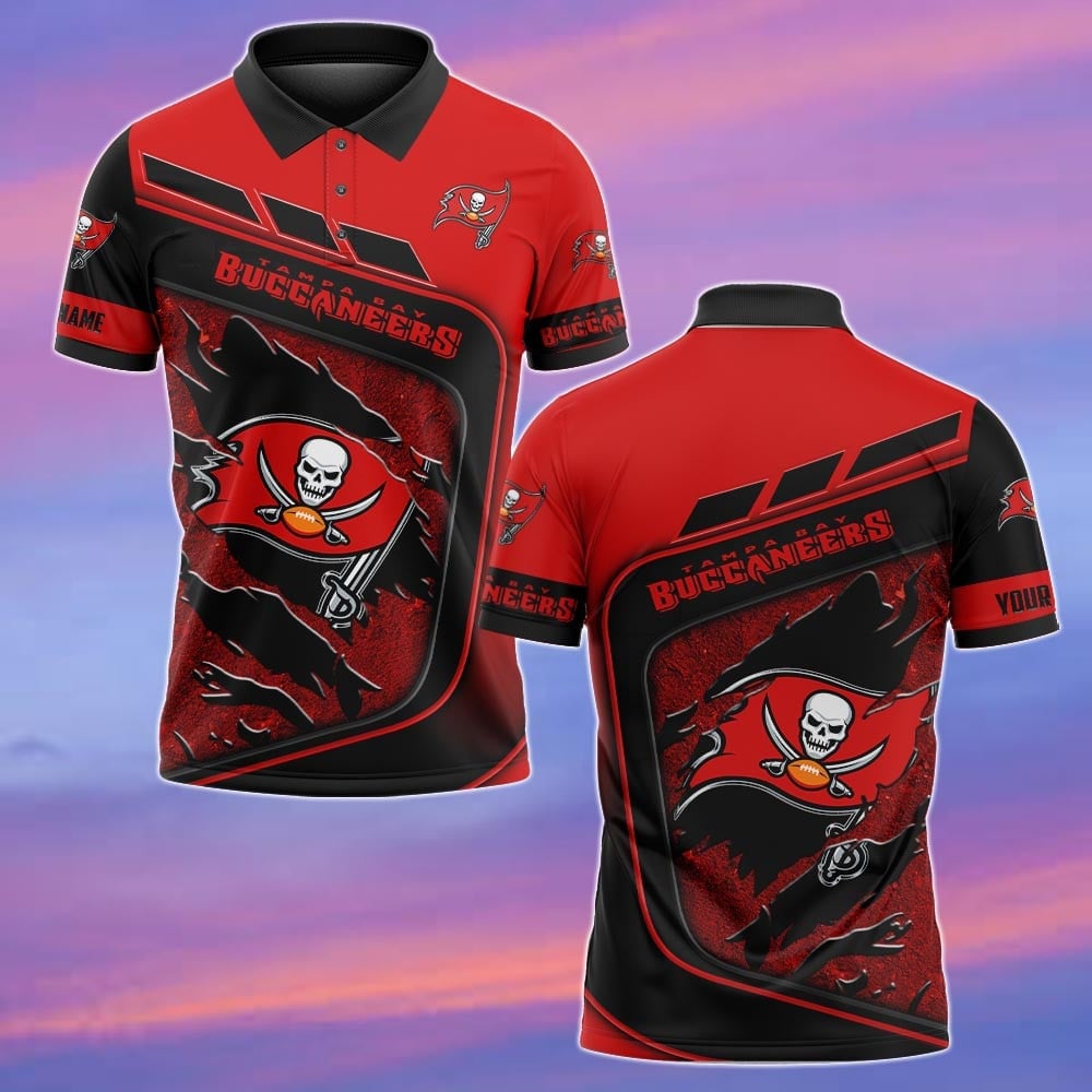 Tampa Bay Buccaneers Personalized Men Polo Shirt AZBTPLS000156