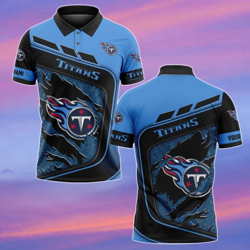 Tennessee Titans Personalized Men Polo Shirt AZBTPLS000175