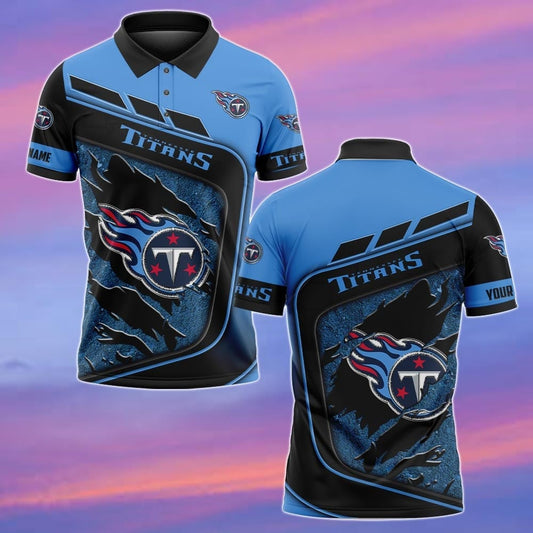 Tennessee Titans Personalized Men Polo Shirt AZBTPLS000175