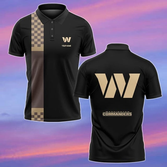 Washington Commanders Personalized Men Polo Shirt AZBTPLS000213