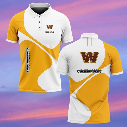 Washington Commanders Personalized Men Polo Shirt AZBTPLS000219