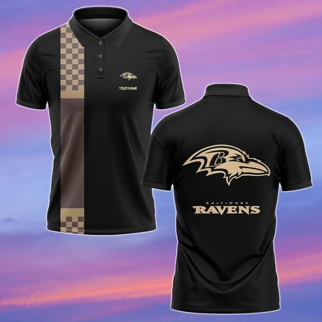 Baltimore Ravens Personalized Men Polo Shirt AZBTPLS000229