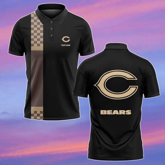 Chicago Bears Personalized Men Polo Shirt AZBTPLS000237