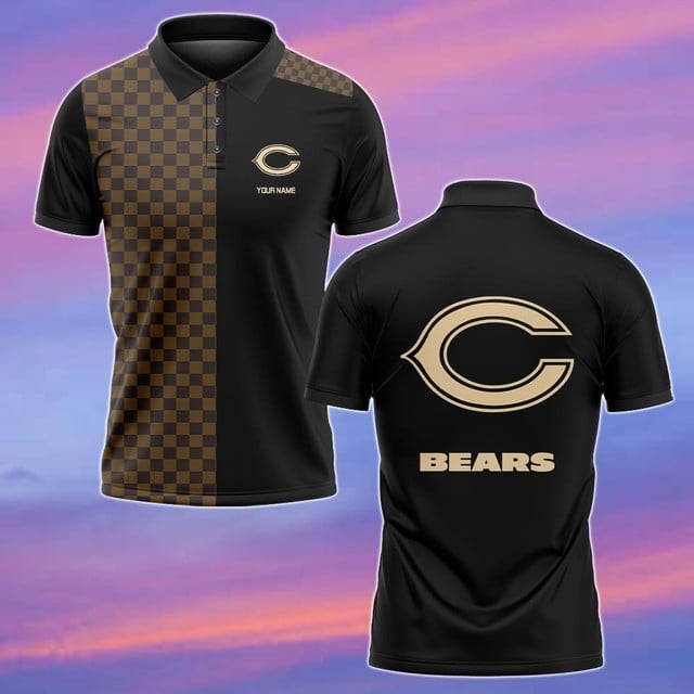 Chicago Bears Personalized Men Polo Shirt AZBTPLS000238