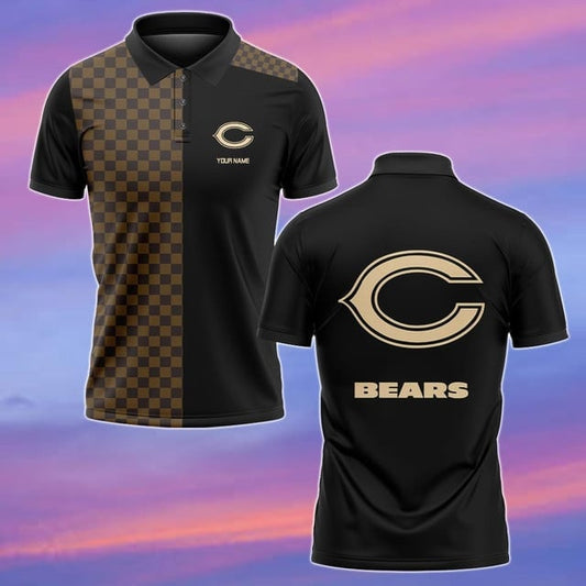 Chicago Bears Personalized Men Polo Shirt AZBTPLS000238