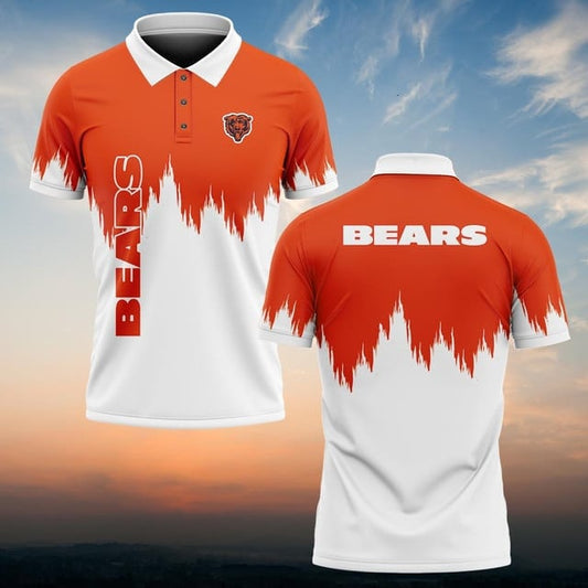 Chicago Bears Personalized Men Polo Shirt AZBTPLS000241