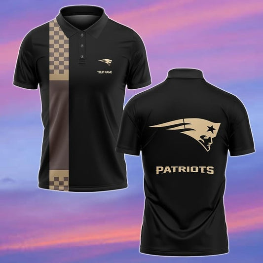 New England Patriots Personalized Men Polo Shirt AZBTPLS000249