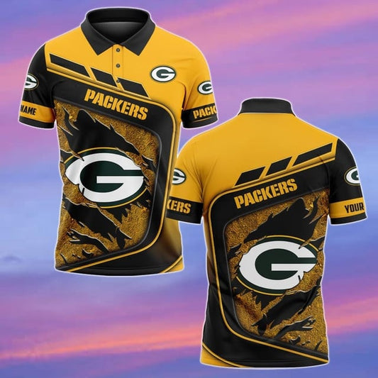 Green Bay Packers Personalized Men Polo Shirt AZBTPLS000259
