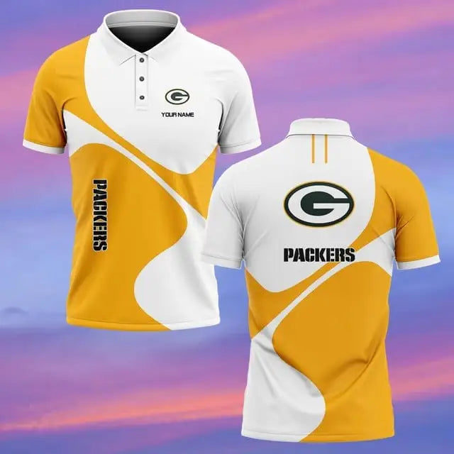 Green Bay Packers Personalized Men Polo Shirt AZBTPLS000289