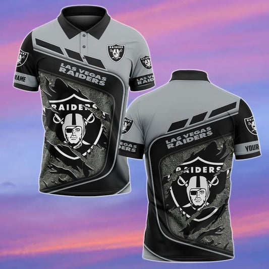 Las Vegas Raiders Personalized Men Polo Shirt AZBTPLS000293
