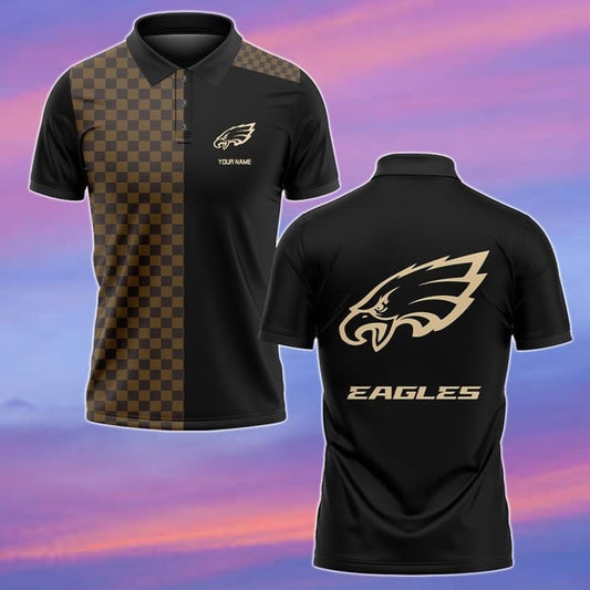 Philadelphia Eagles Personalized Men Polo Shirt AZBTPLS000300