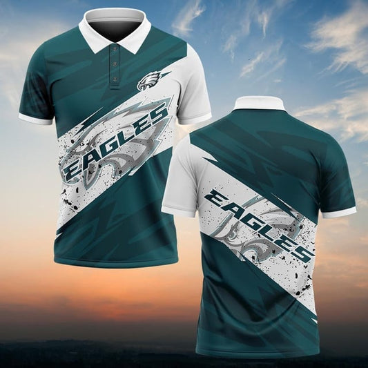 Philadelphia Eagles Personalized Men Polo Shirt AZBTPLS000304